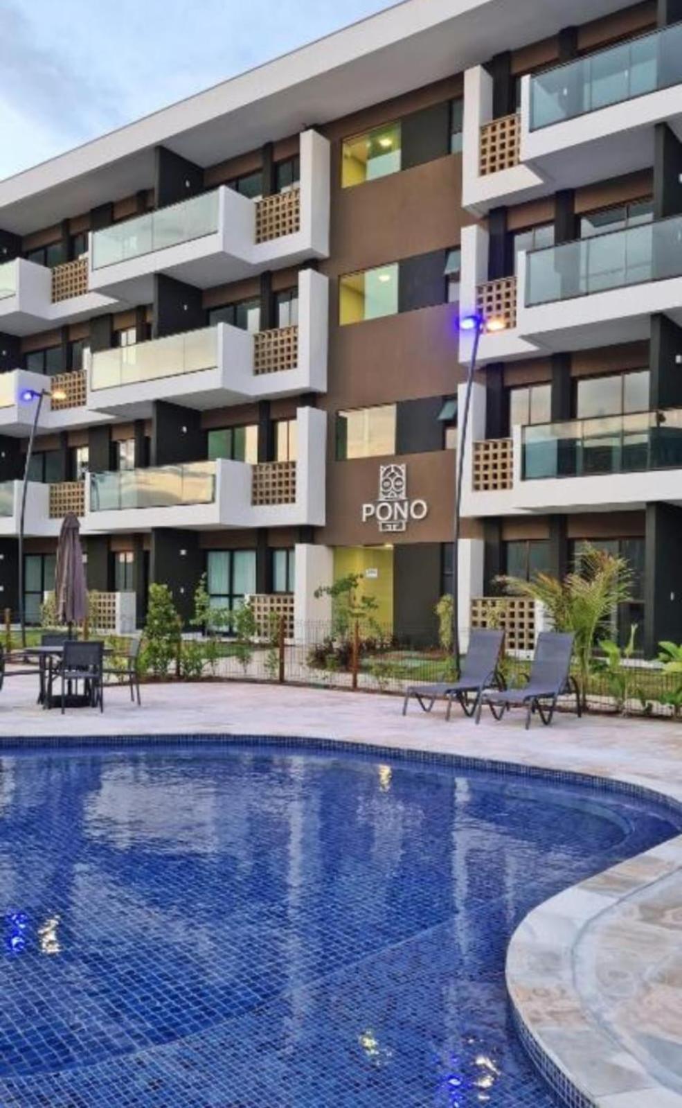 Flat Manabeach06 Com Vista Piscina Muro Alto Apartamento Pôrto das Galinhas
