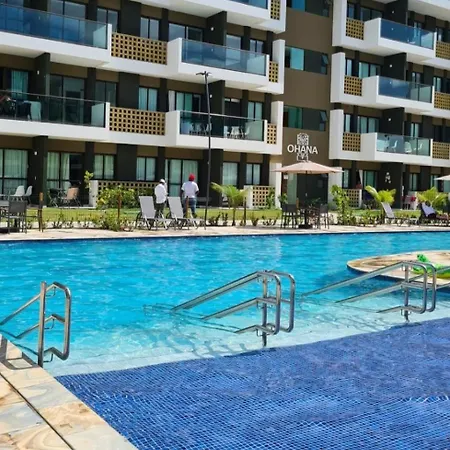 Flat Manabeach06 Com Vista Para Piscina Muro Alto Porto De Galinhas Exterior photo