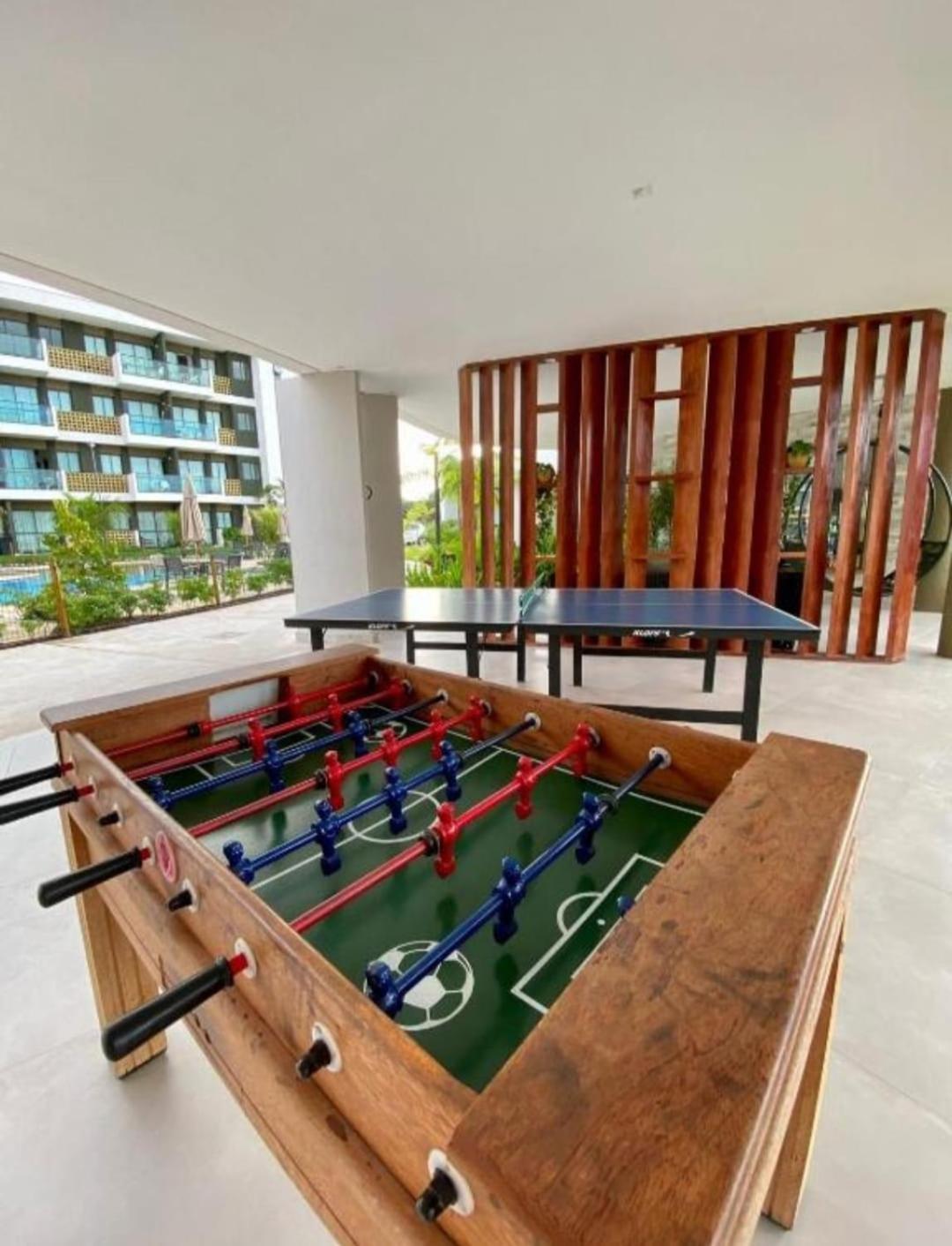 Flat Manabeach06 Com Vista Piscina Muro Alto Apartment
