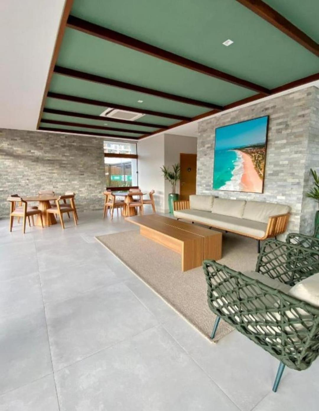 Flat Manabeach06 Com Vista Piscina Muro Alto Apartment